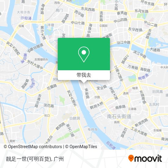 靓足一世(可明百货)地图