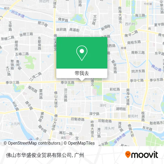 佛山市华盛俊业贸易有限公司地图