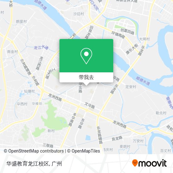 华盛教育龙江校区地图