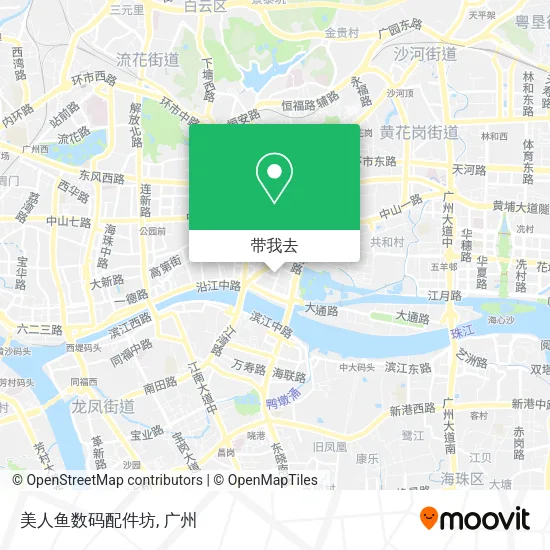 美人鱼数码配件坊地图