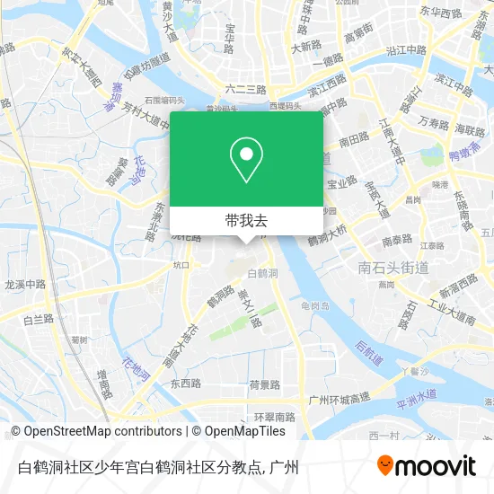 白鹤洞社区少年宫白鹤洞社区分教点地图