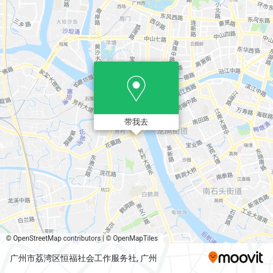 广州市荔湾区恒福社会工作服务社地图