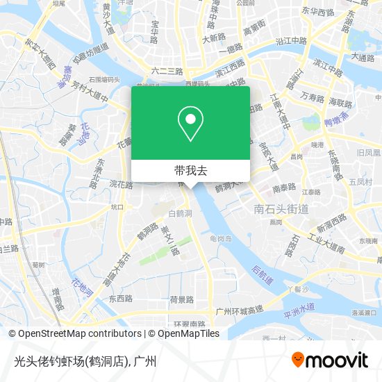 光头佬钓虾场(鹤洞店)地图