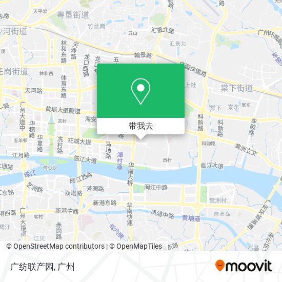 广纺联产园地图