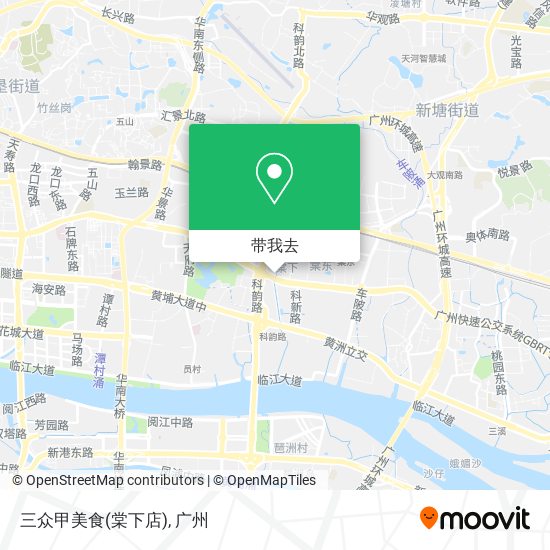 三众甲美食(棠下店)地图
