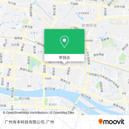 广州有本科技有限公司地图