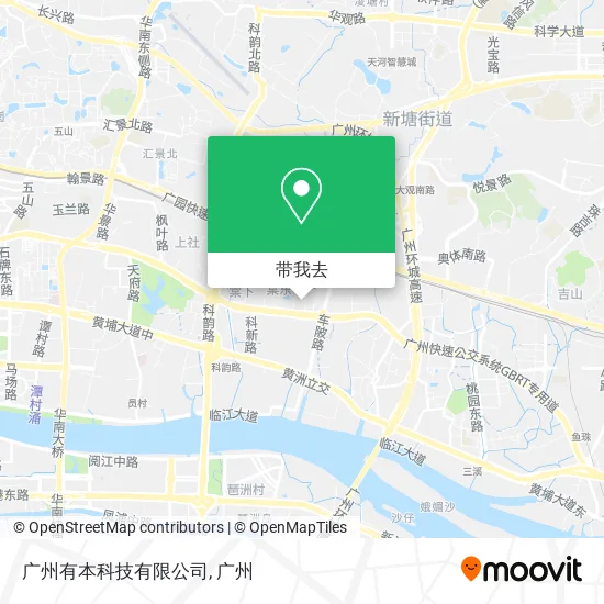 广州有本科技有限公司地图