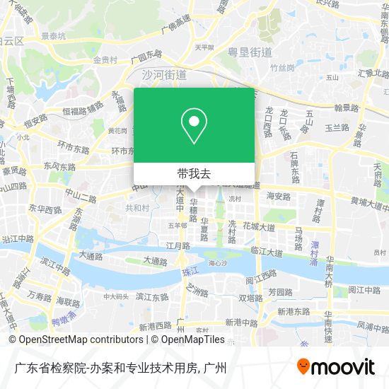 广东省检察院-办案和专业技术用房地图