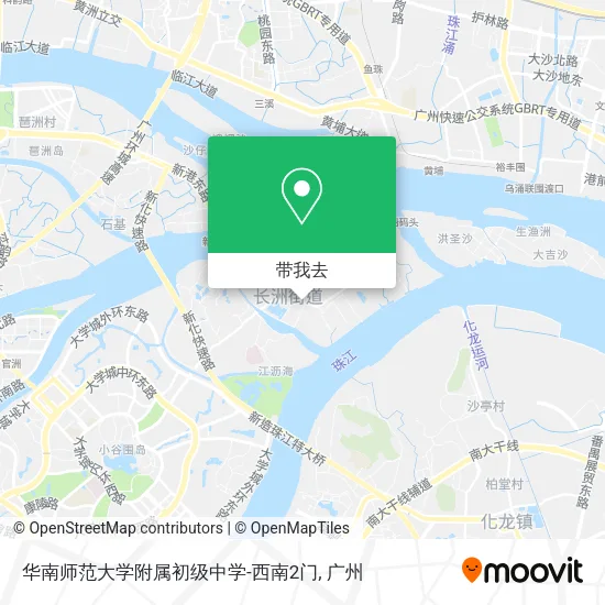 华南师范大学附属初级中学-西南2门地图