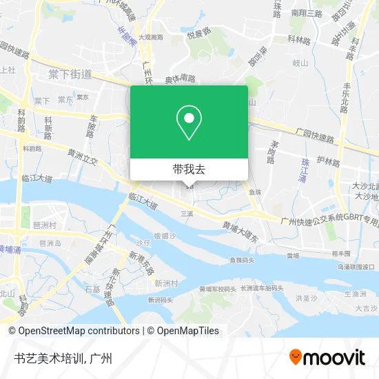 书艺美术培训地图
