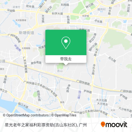 星光老年之家福利彩票资助(吉山东社区)地图
