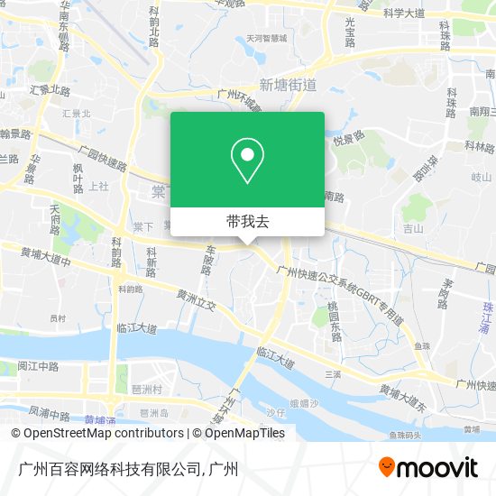 广州百容网络科技有限公司地图