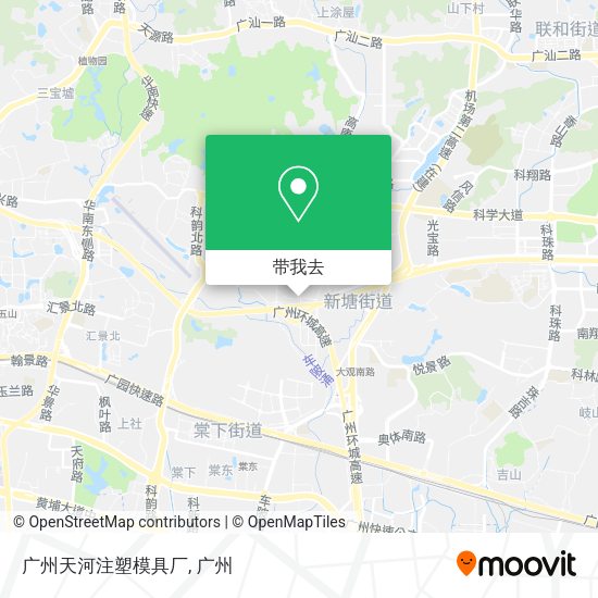 广州天河注塑模具厂地图