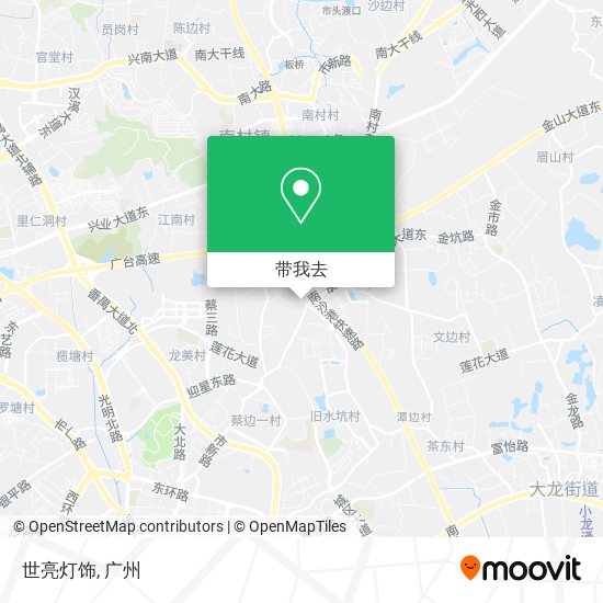 世亮灯饰地图