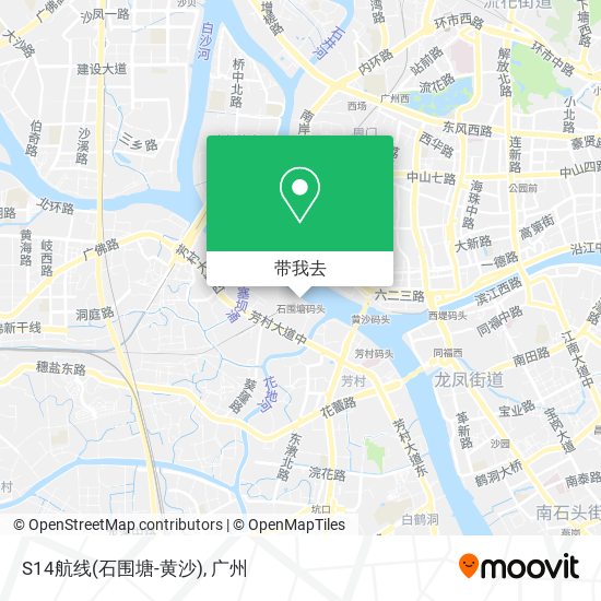 S14航线(石围塘-黄沙)地图