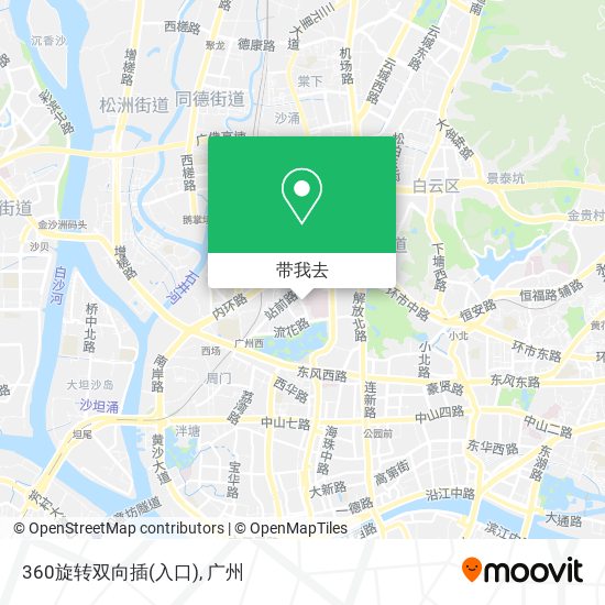 360旋转双向插(入口)地图