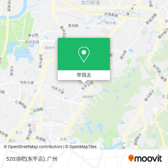 520清吧(东平店)地图
