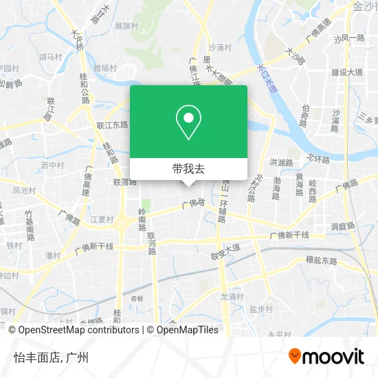 怡丰面店地图