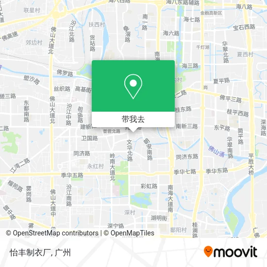 怡丰制衣厂地图