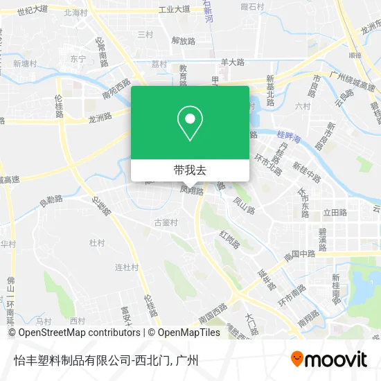怡丰塑料制品有限公司-西北门地图