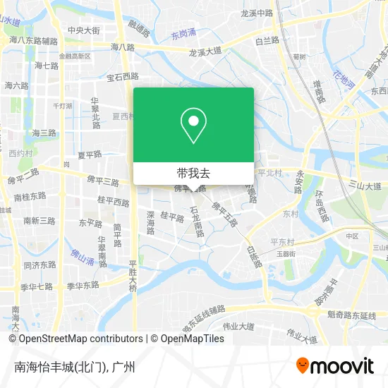 南海怡丰城(北门)地图