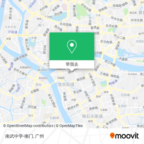 南武中学-南门地图
