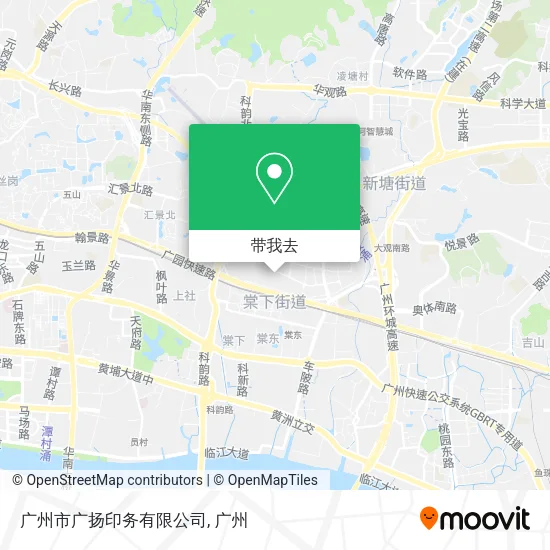 广州市广扬印务有限公司地图