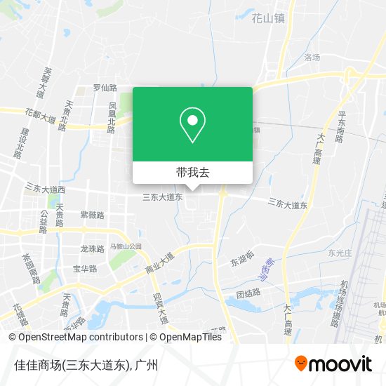 佳佳商场(三东大道东)地图