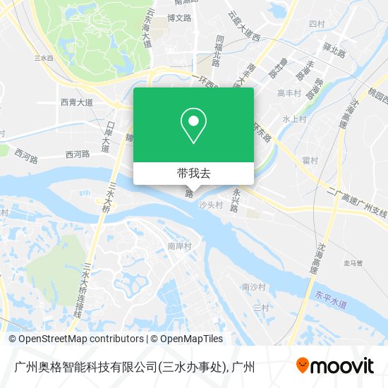 广州奥格智能科技有限公司(三水办事处)地图