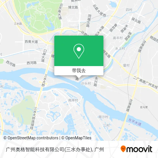 广州奥格智能科技有限公司(三水办事处)地图