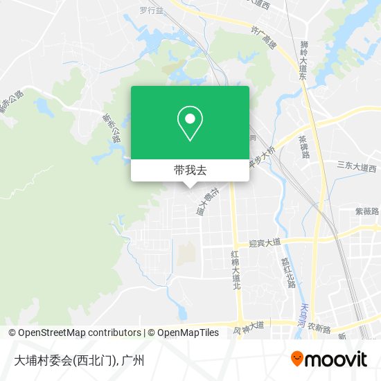 大埔村委会(西北门)地图