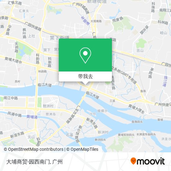大埔商贸-园西南门地图