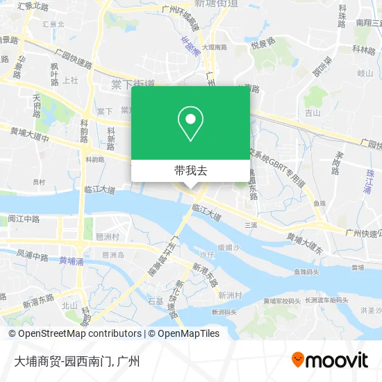 大埔商贸-园西南门地图