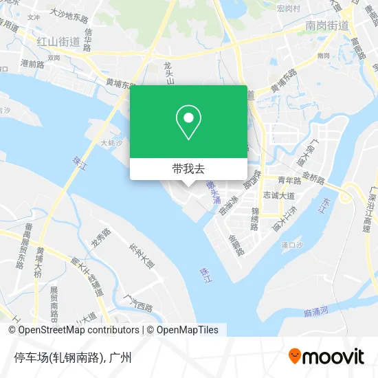 停车场(轧钢南路)地图