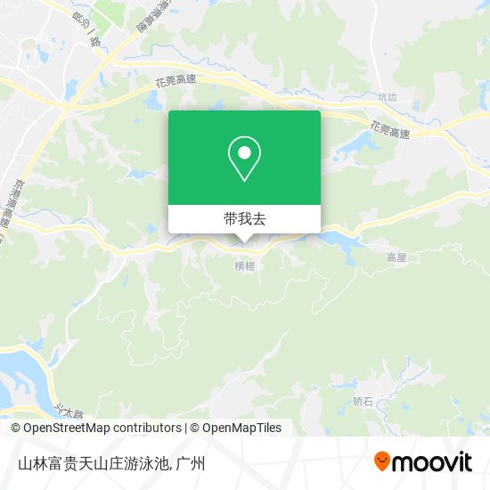 山林富贵天山庄游泳池地图