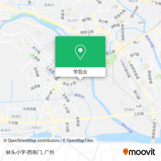 林头小学-西南门地图