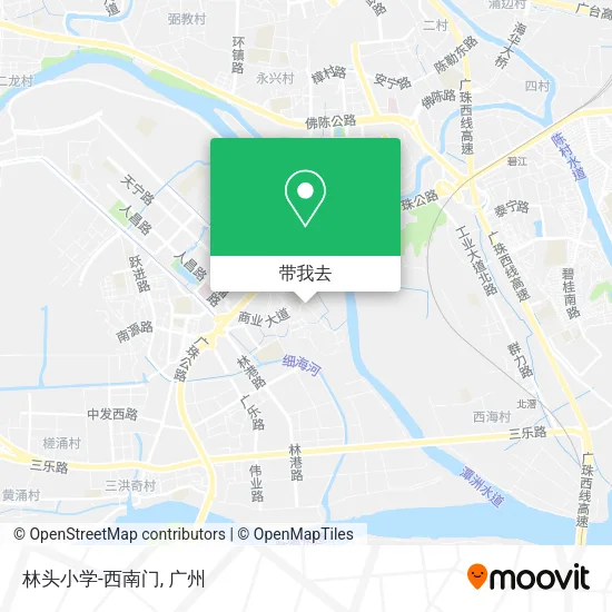 林头小学-西南门地图