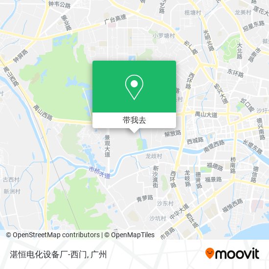 湛恒电化设备厂-西门地图