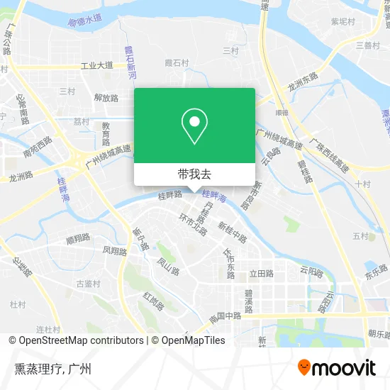 熏蒸理疗地图