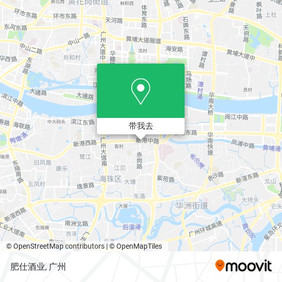 肥仕酒业地图