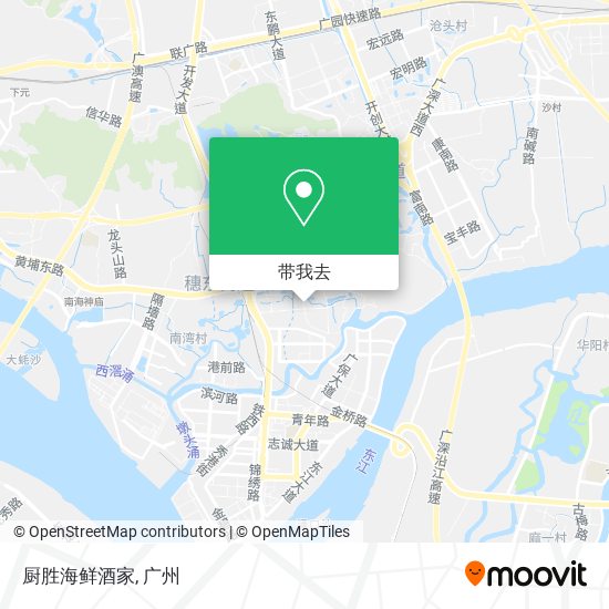 厨胜海鲜酒家地图