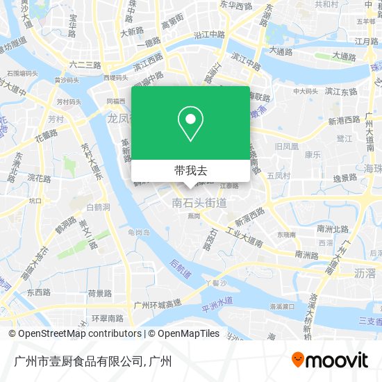广州市壹厨食品有限公司地图