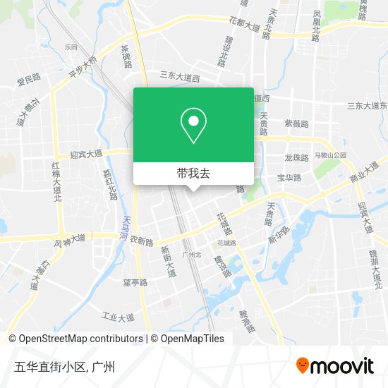 五华直街小区地图