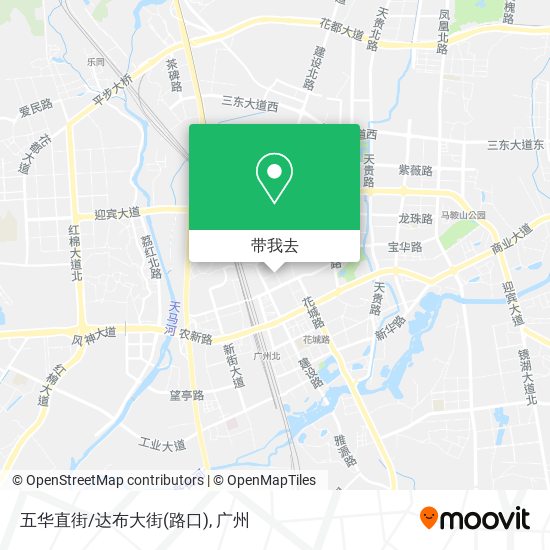五华直街/达布大街(路口)地图