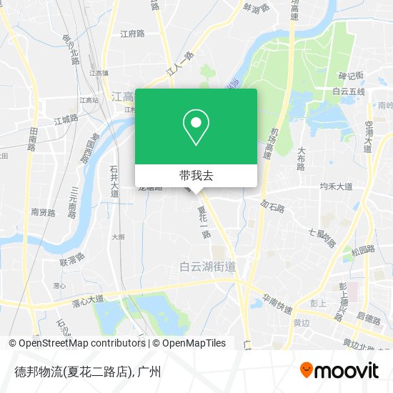 德邦物流(夏花二路店)地图