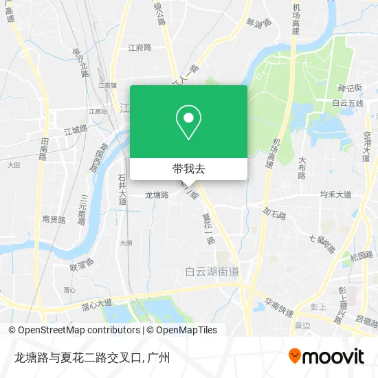 龙塘路与夏花二路交叉口地图