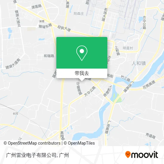 广州雷业电子有限公司地图