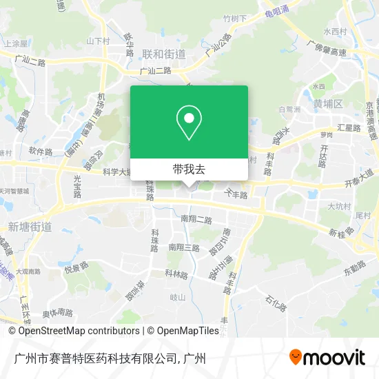 广州市赛普特医药科技有限公司地图