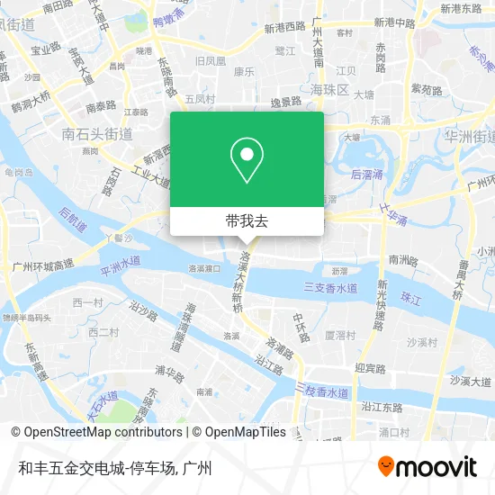 和丰五金交电城-停车场地图