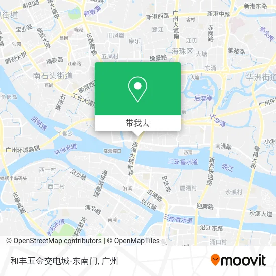 和丰五金交电城-东南门地图